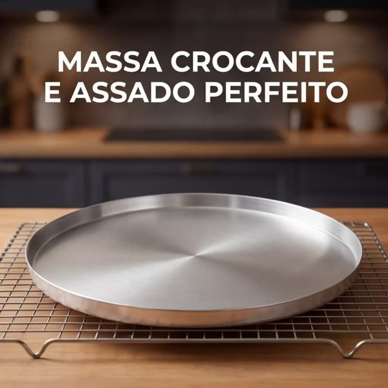 Assadeira de Pizza 35 cm grande