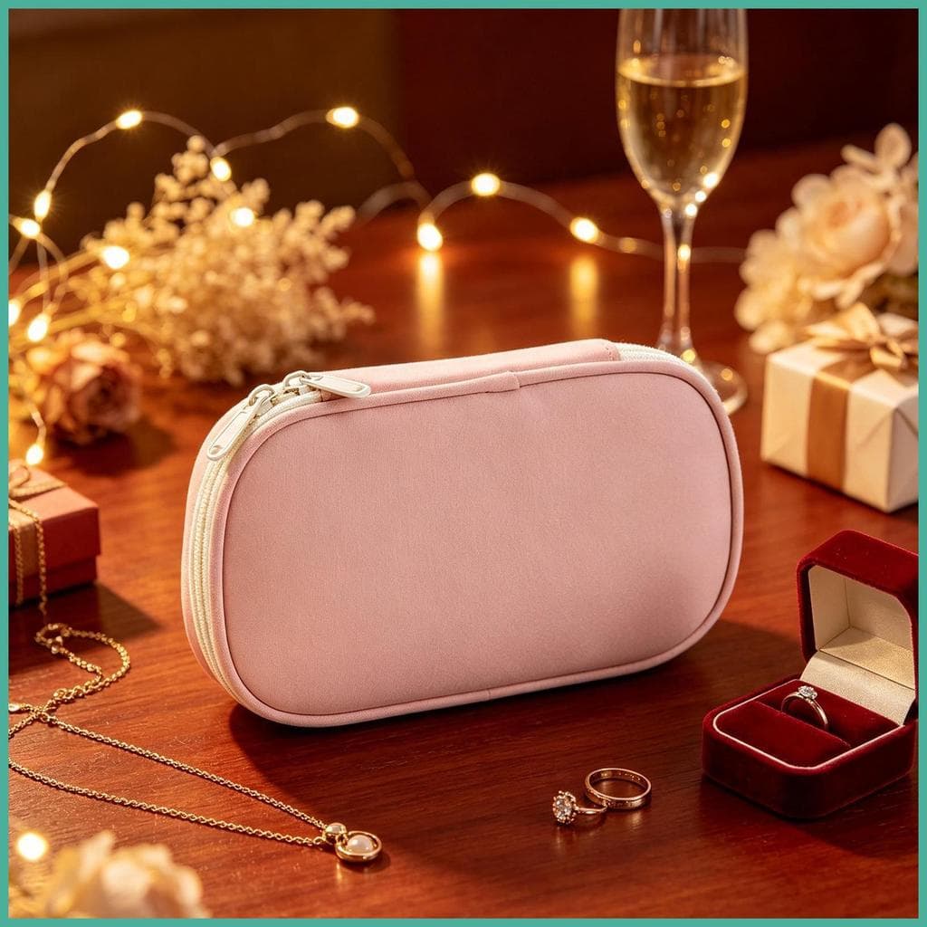 Bolsas De Jóias Brinco Colar Portátil Moda Armazenamento Organizador Bolsa Viajar Para yontebr