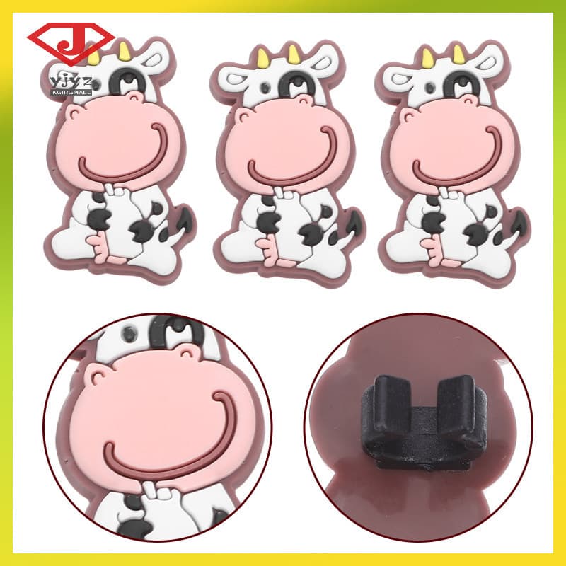 20 Pçs Lápis Em Forma De Vaca Encantos Bonito Topper Decoação Decoração Clipes Para Sala De Aula Yujingyouzhang