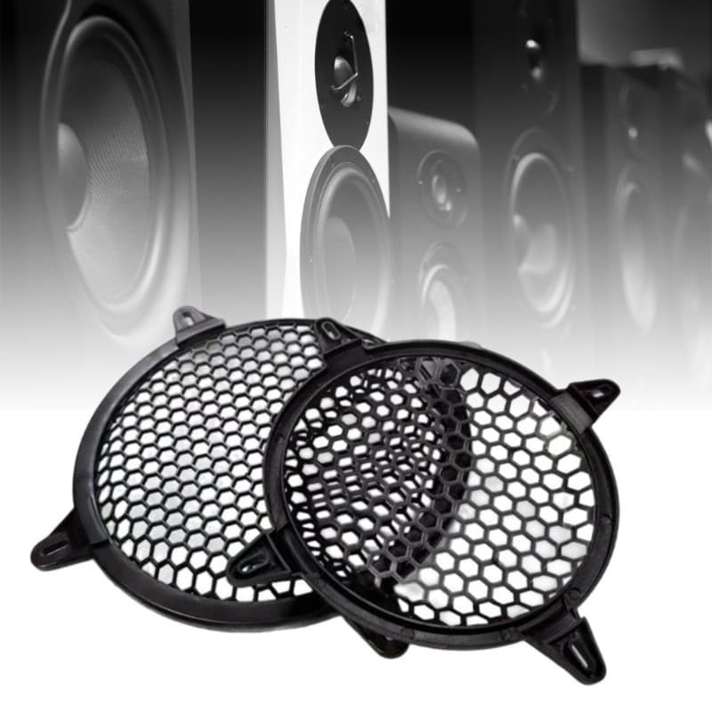 Nevʚ ɞ Capa De Alto-Falante Padrão Com Flanges Fixas Para Proteção Contra Poeira De Reparo Frontal