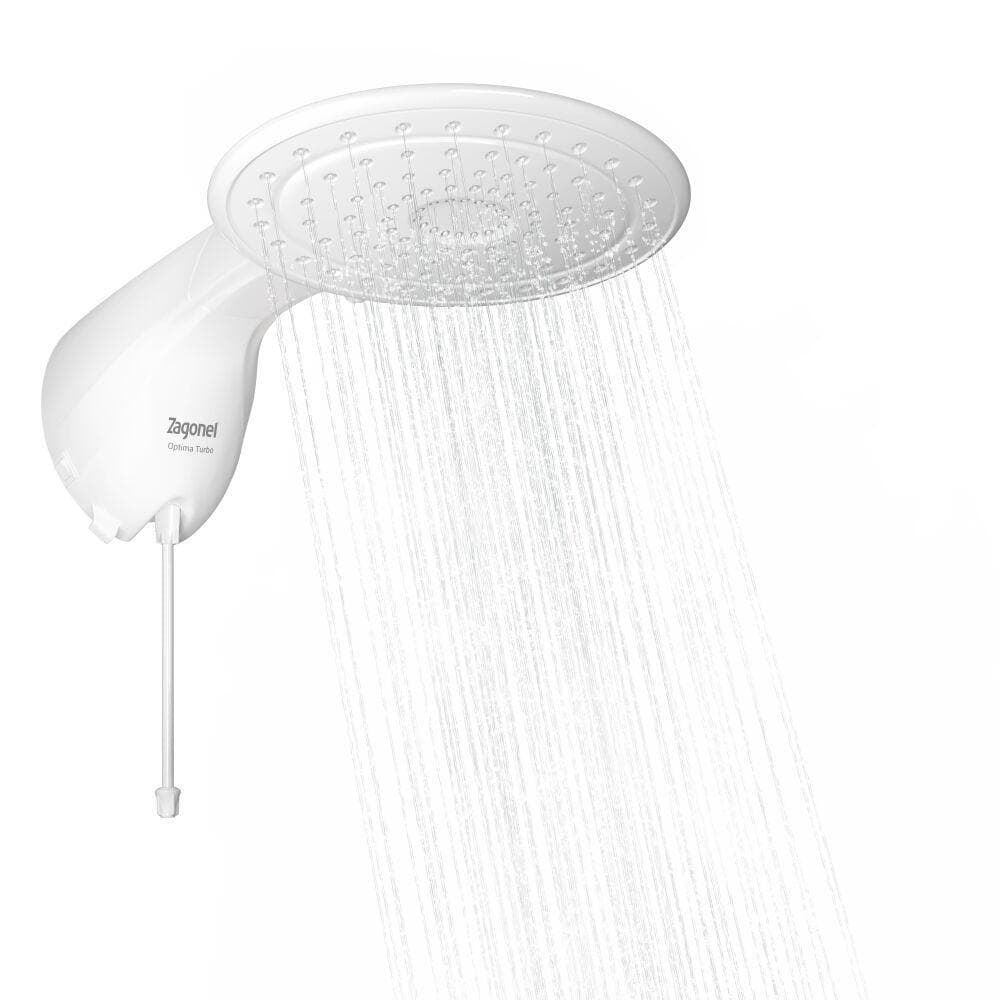 Chuveiro Elétrico 7700w Optima Branco 220V Turbo Zagonel