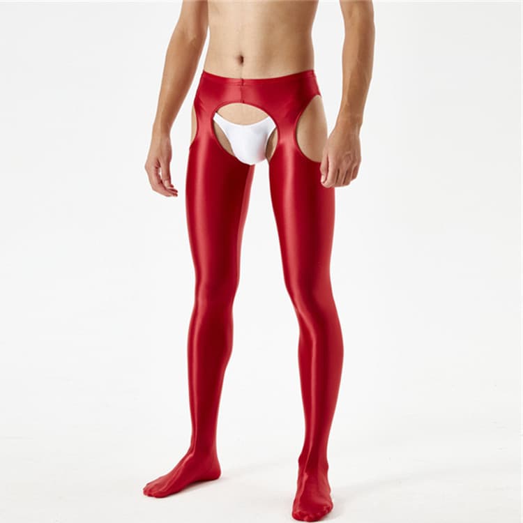2026 Novos produtos Meias piscantes de seda brilhante de alta elasticidade Meia-calça de seda preta prateada Meia-calça
