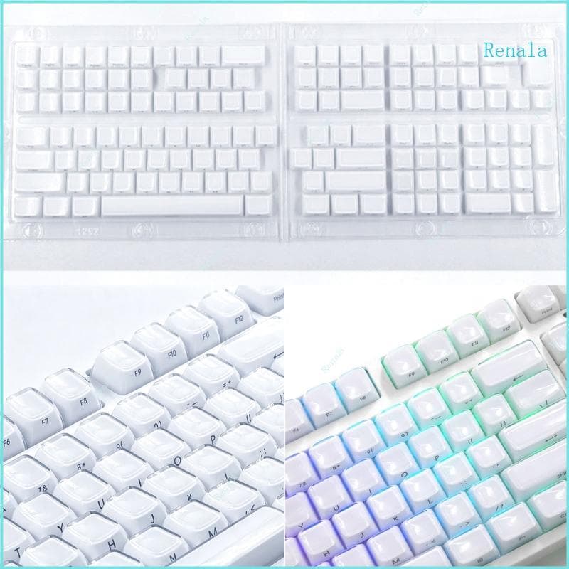 Conjunto Teclas Mecânicas Renala 132 Para Substituição Teclado Usadas Mesa