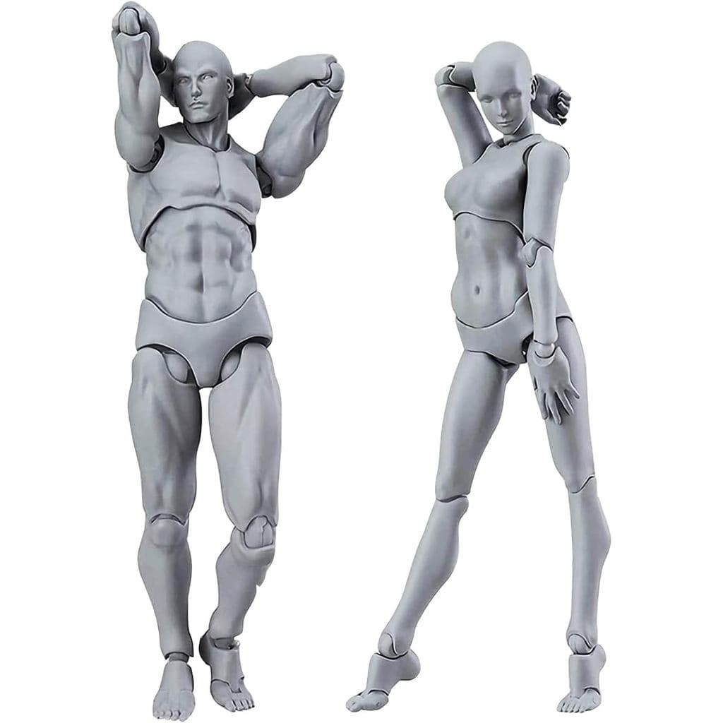 Manequins Artísticos, Figuras de Manequim para Arte, Suprimentos e Ferramentas de Desenho, Pequeno Modelo de Figura para
