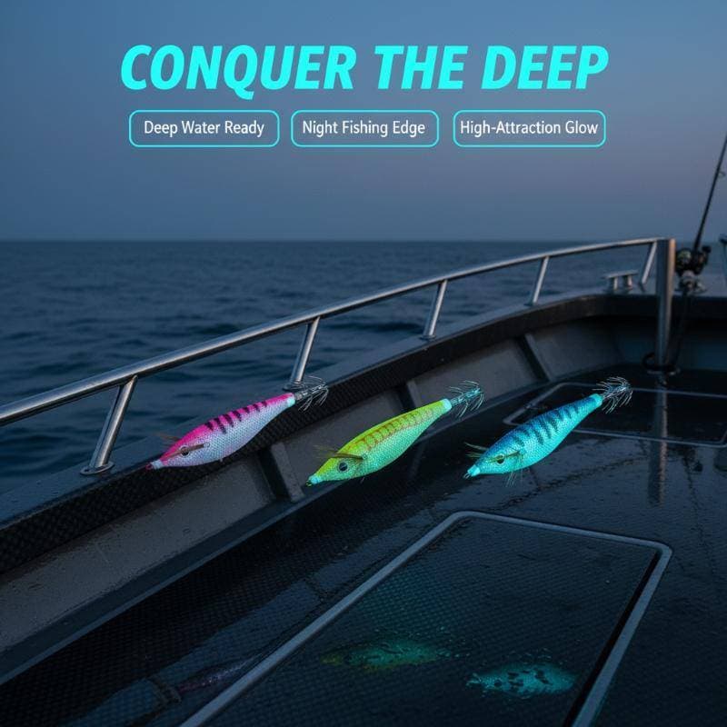 HENGHOME Luminosa Lula Gancho Camarão Iscas De Pesca 1 Pcs 10cm Isca Artificial Horizontal Para Entusiastas De Caiaque N