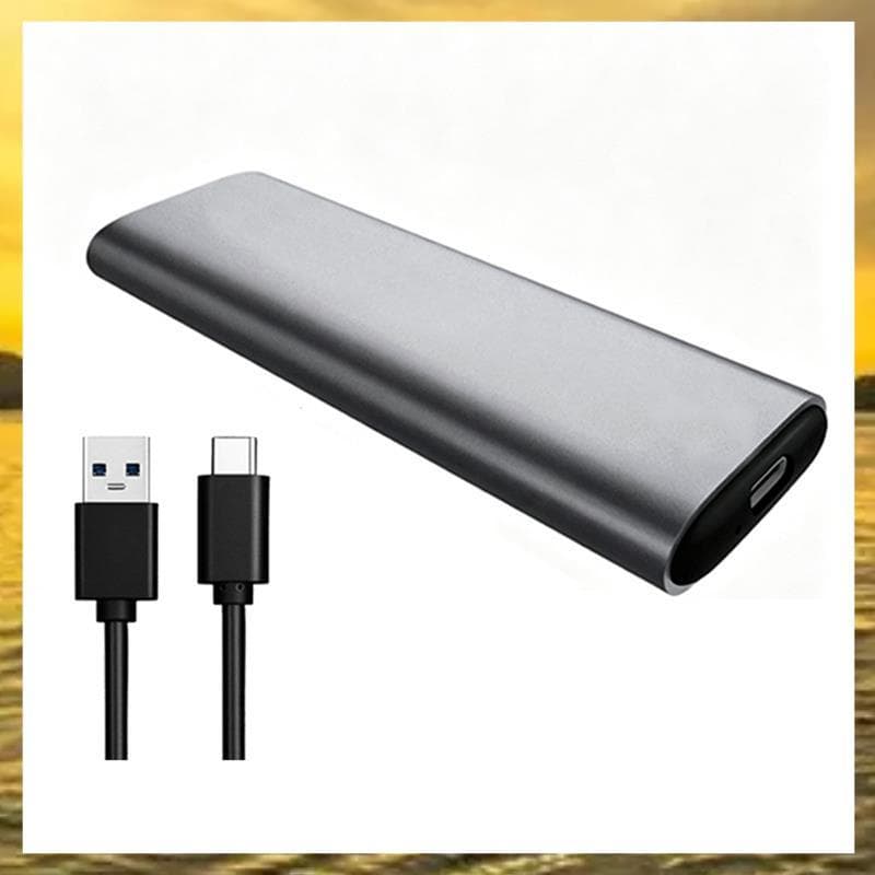 (Vko) Estojo SSD M2 De 10 Gbps NVME SATA Gabinete De Protocolo Duplo USB 3.1 C Externo Suporta Teclas M E B +