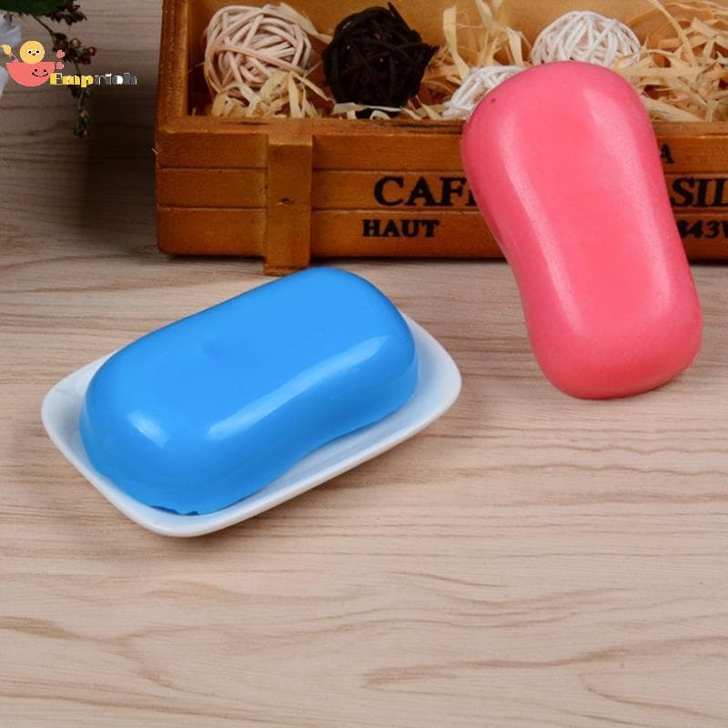 EMCH > Molde De Silicone Oval Feito À Mão DIY Com 6 Cavidades Para Barra De Sabão Fazendo Artesanato Novo