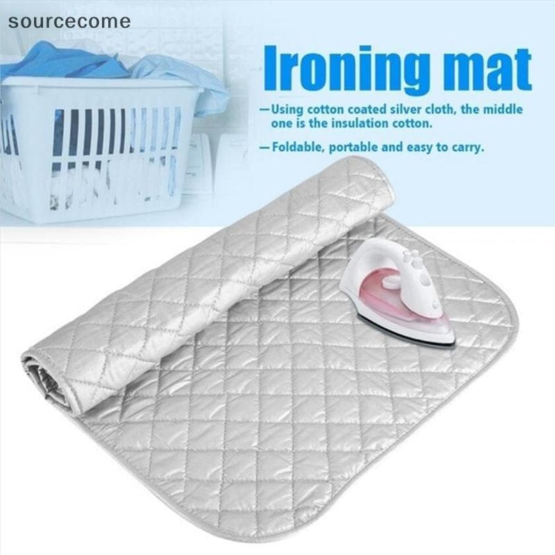 [sourcecome] Tapete De Passar Roupa Portátil Compacto Tábua Secador De Viagem Ferro Em Qualquer Lugar Boutique