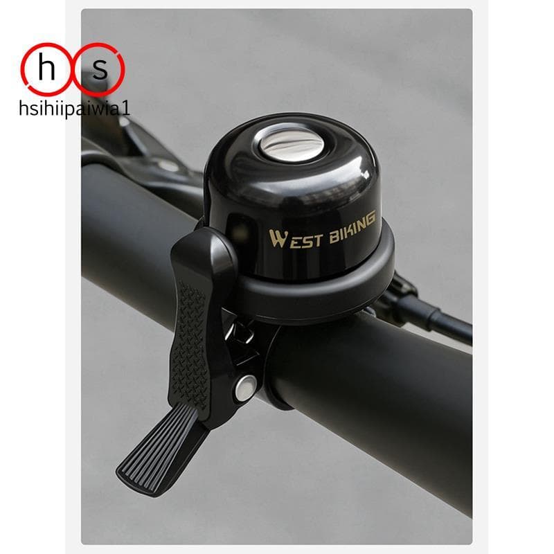 Sino De Bicicleta Com Som Alto À Prova D'água , Design Oculto Antirroubo Para Suporte , Buzina De Aviso De Segurança De