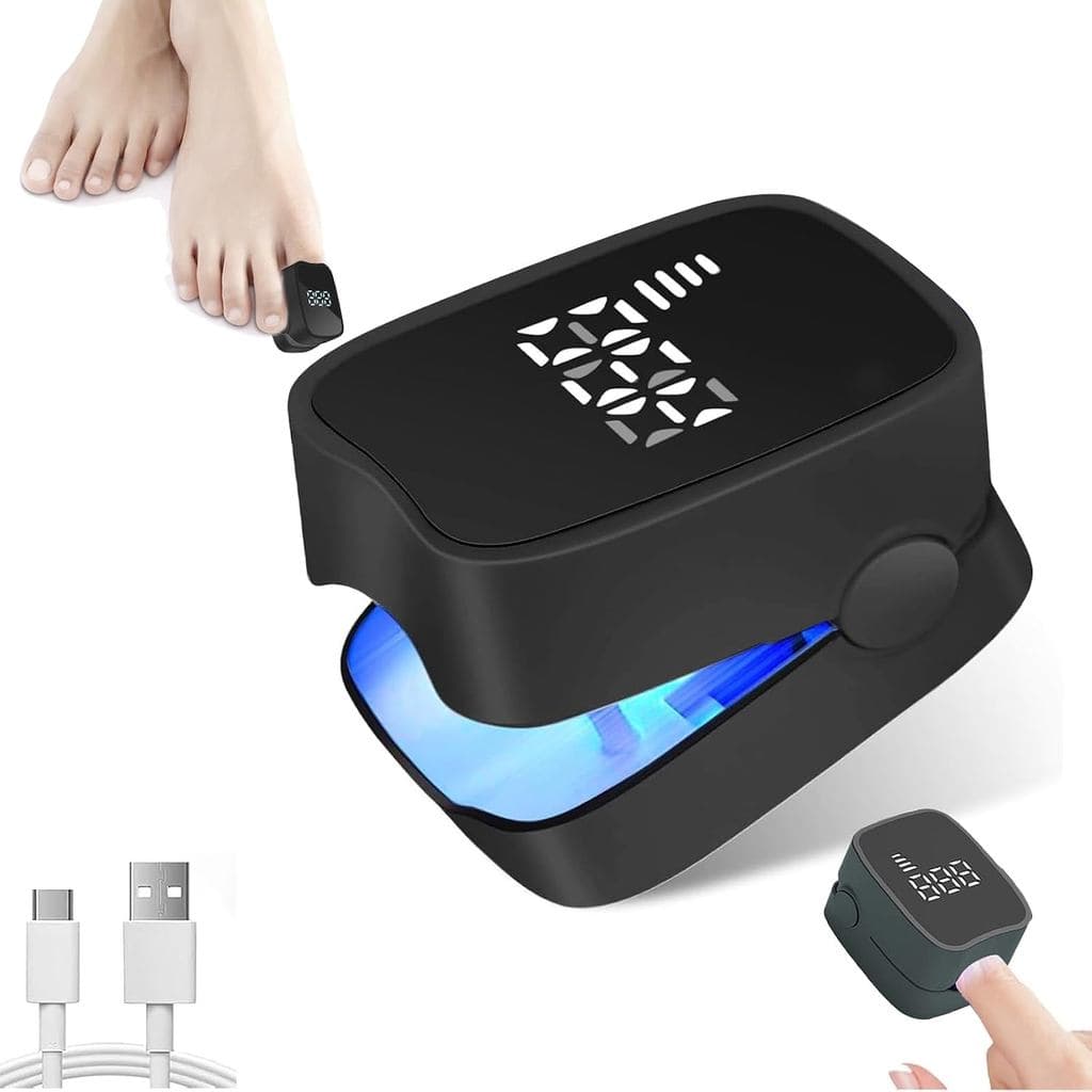 Dispositivo de Limpeza de Fungos nas Unhas, Máxima Eficácia com Luz Infravermelha de 940nm e Luz Azul de 500nm para Fung