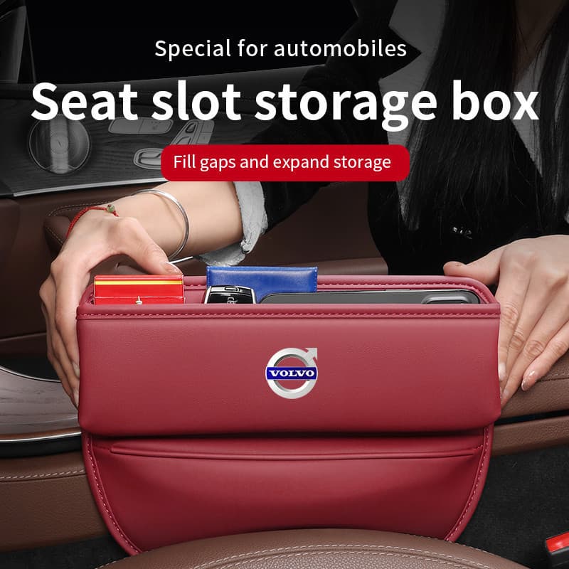 Organizador de Bolso para Fenda do Assento do Carro para Volvo XC60 S60 S80 XC90 V60 XC40 XS90 S90 Acessórios de Interio