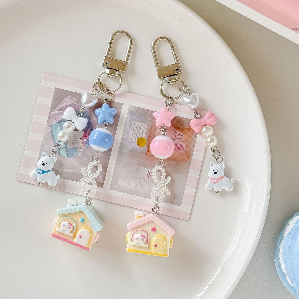 Pingente de celular, corrente com pingente de estrela de cinco pontas, acessório de bolsa estilo ins para casais, chavei