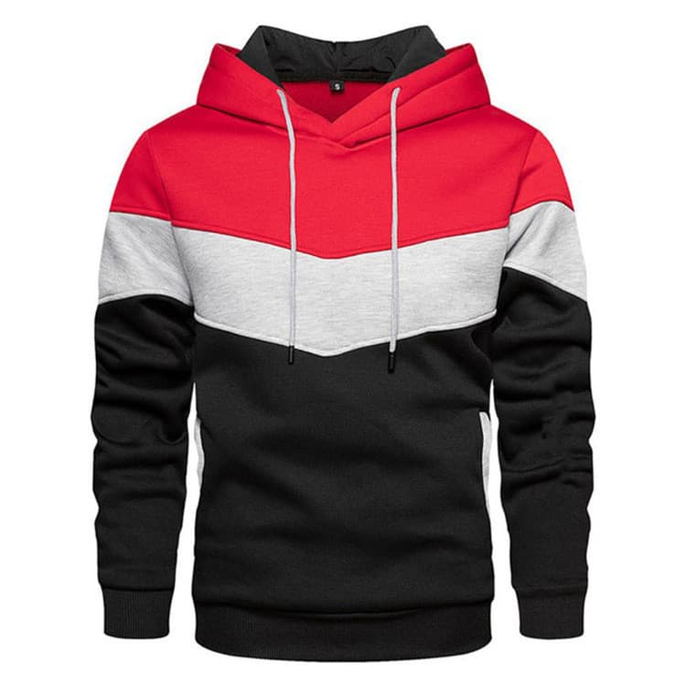 Comércio exterior transfronteiriço versão leve cor sólida Hoodie masculino forro de lã velho três pares outono inverno f