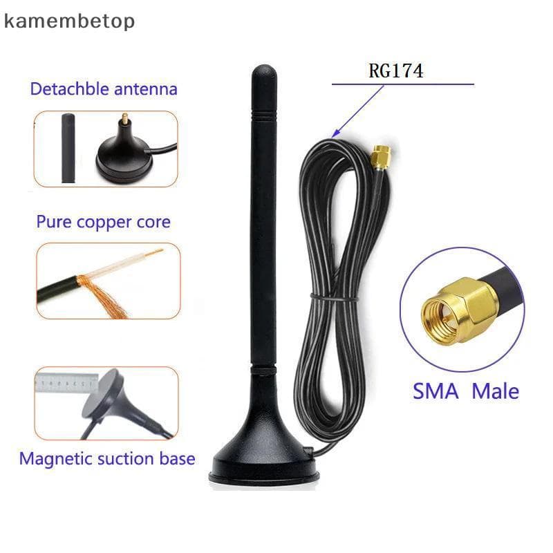 1 Pçs Ao Ar Livre DTU Gabinete E Roteador Antena Externa 4G 3G 2G LTE GSM Wi-Fi De Banda Completa 700-2700MHz SMA Macho