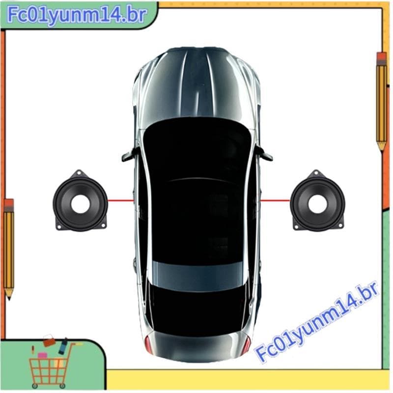 Para Alto-Falante Da Porta Dianteira Do Carro Com Buzina Média Série 5 F10 F11