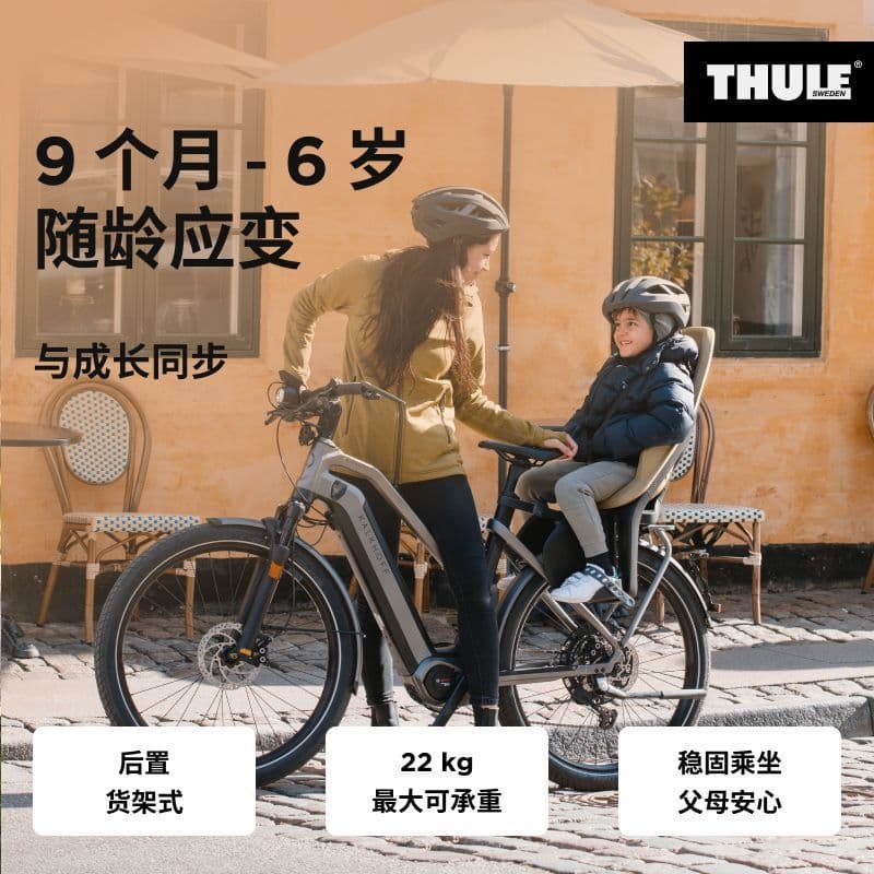 THULE THule Thule Yepp 2 Maxi RM Prateleira Traseira Tipo Assento de Bicicleta Infantil y