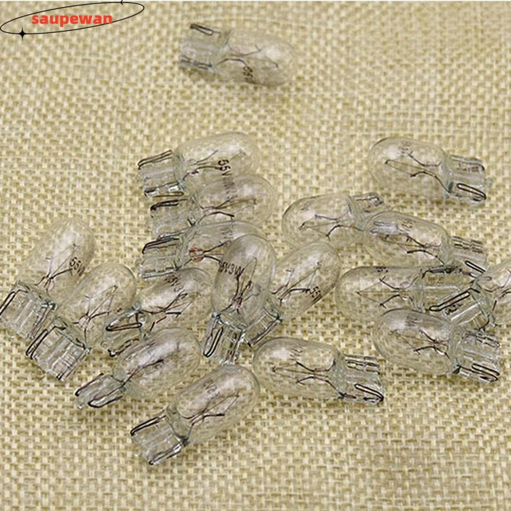 SAUPEWAN 10pcs Lâmpada De Motocicleta , Acessórios De Bicicleta Elétrica De Vidro Branco/Vermelho , Instrumento De Direç