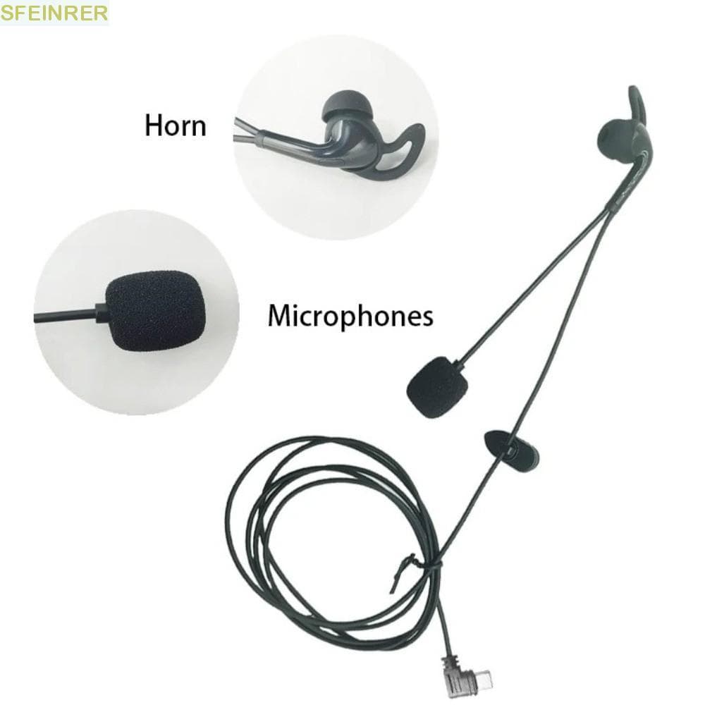 Fone De Ouvido Para Árbitro SFEINRER , Fones Intra-Auriculares Com Redução De Ruído V6 , Auricular Bluetooth