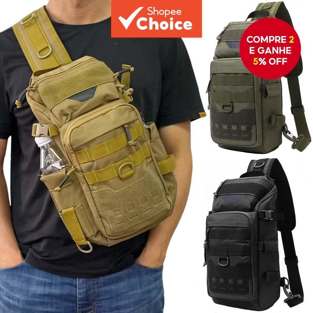 Bolsa masculina de ombro multifuncional para armazenamento externo, ciclismo, grande capacidade, bolsa tiracolo para