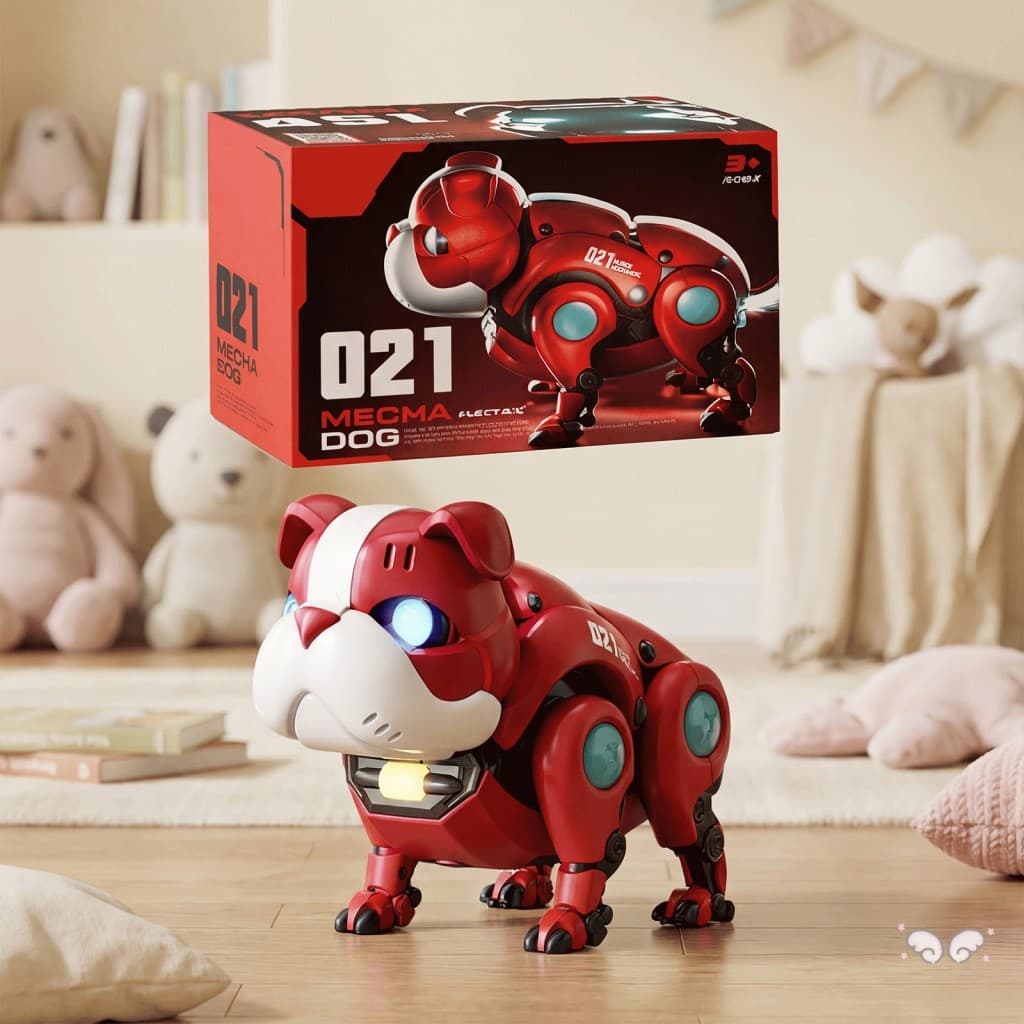 Brinquedo Mecânico Para Cachorro Dançante-Cachorrinho Musical Lanterna Exploração Infantil