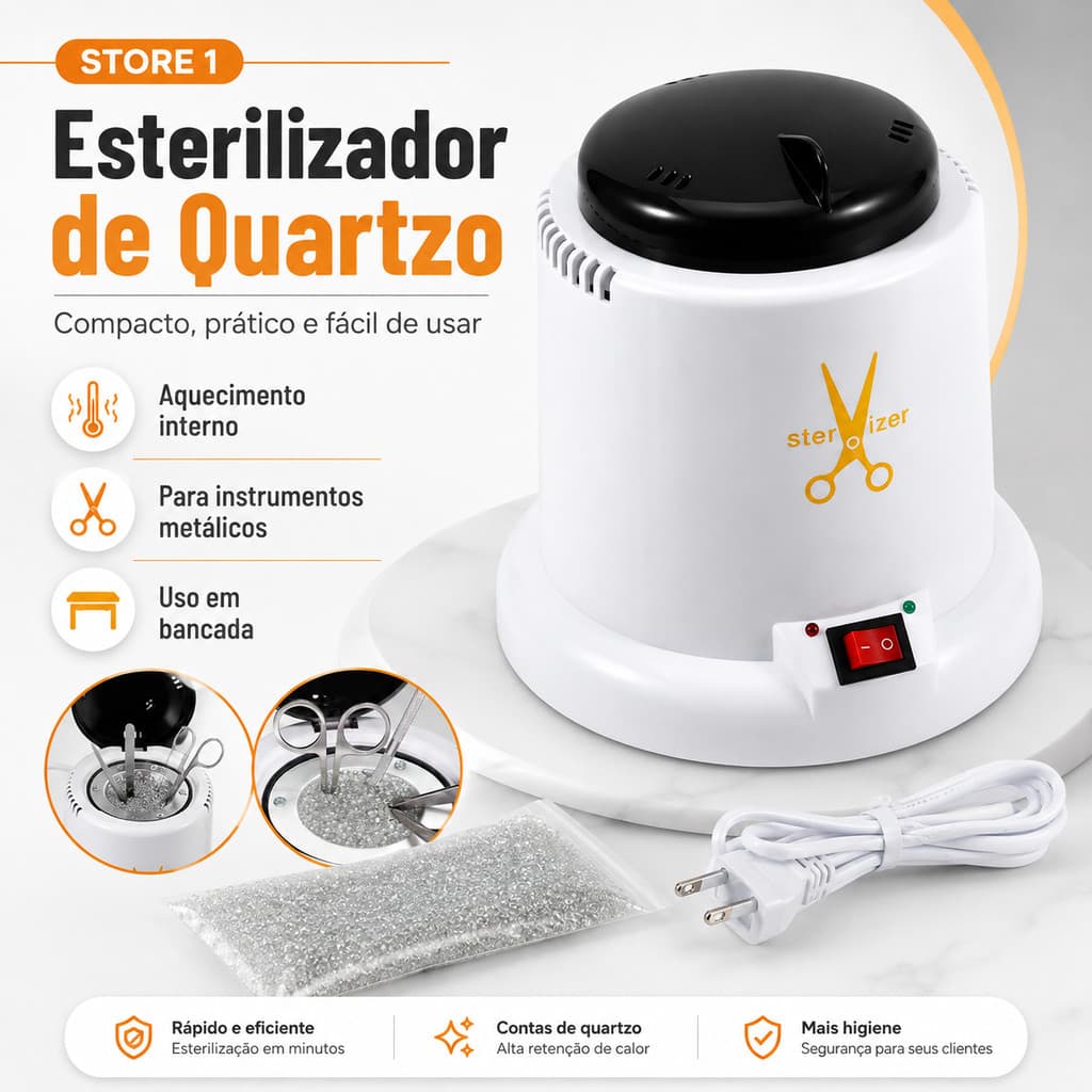 Esterilizador Elétrico Com Microsfera Bivolt
