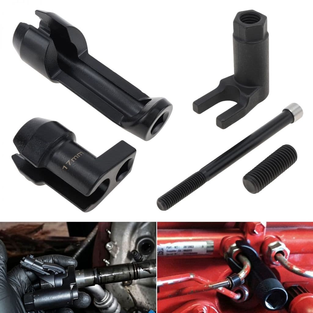 Conjunto De Soquete Injetor De Combustível Resistente De 17 mm Para Uso Doméstico 6.7L Powerstroke Common-Rail 2011-2018