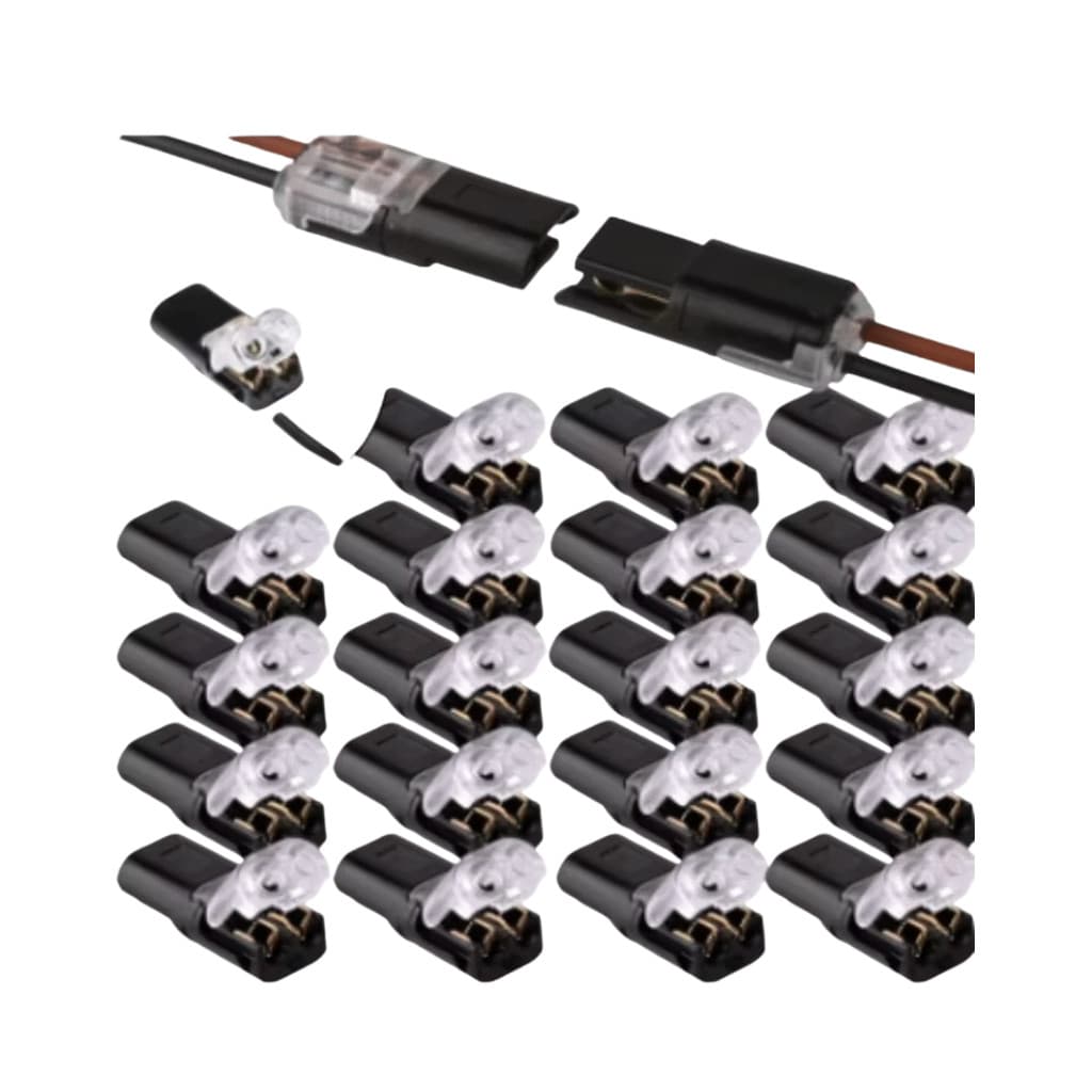 Conector Elétrico Automotivo 2 Pinos – À Prova D'Água de Tira Terminal de Cabo e Fio