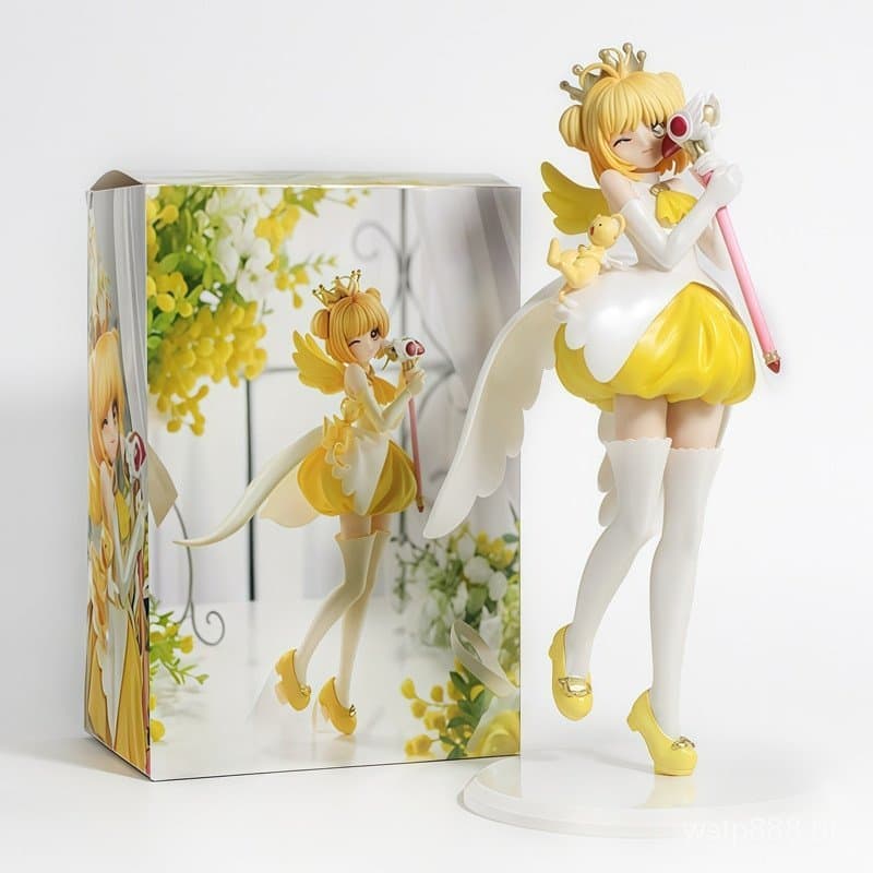 Estátua do personagem Kinomoto Feiji do anime japonês "Cardcaptor Sakura" de 202522,5 cm, decoração de mesa, item coleci