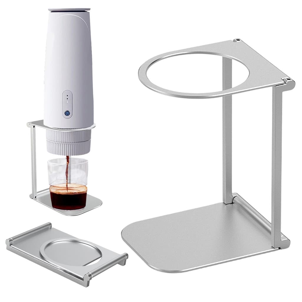Suporte Dobrável Para Máquina De Café Angelshell , Liga De Alumínio , Altura Ajustável , Gotejamento De Metal , Cafeteir