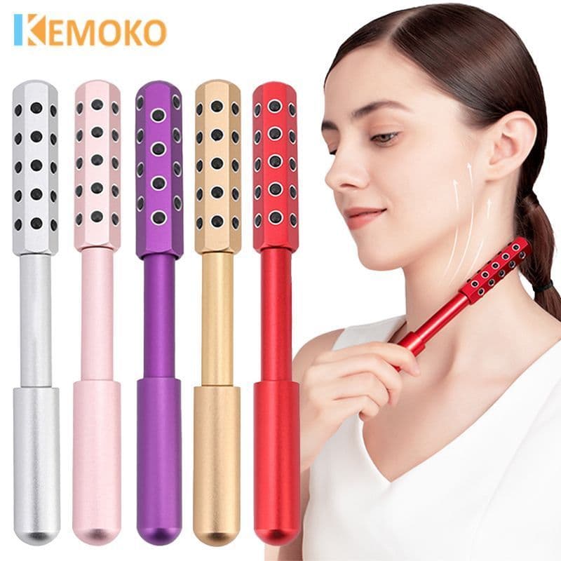 24 pedra de germânio beleza vara levantamento rolo Facial beleza massageador beleza vara