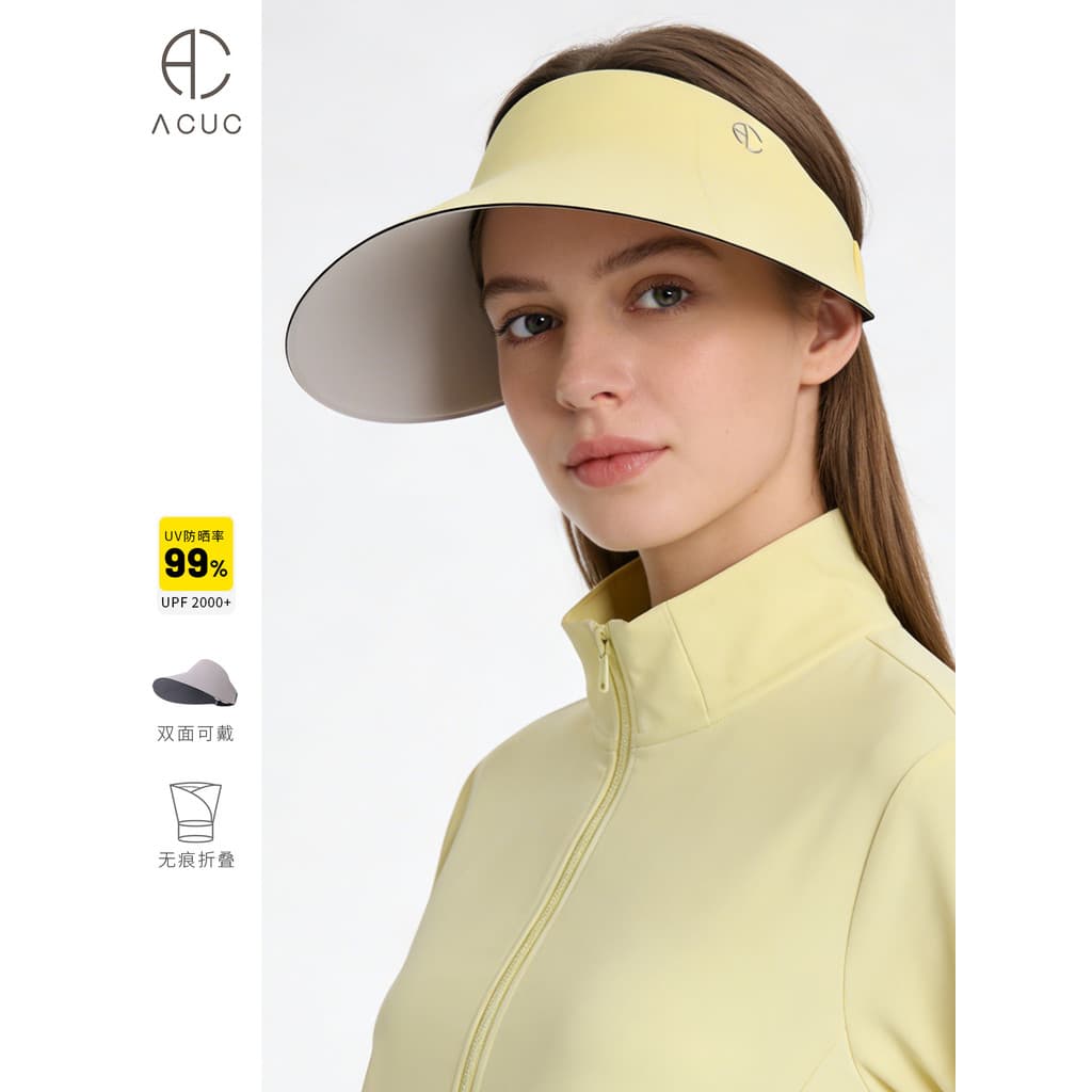 ACUC Chapéu de Sol Feminino Protetor Solar Anti-Ultravioleta Aba Grande Senhoras Chapéu Ao Ar Livre Montanhismo Chapéu d