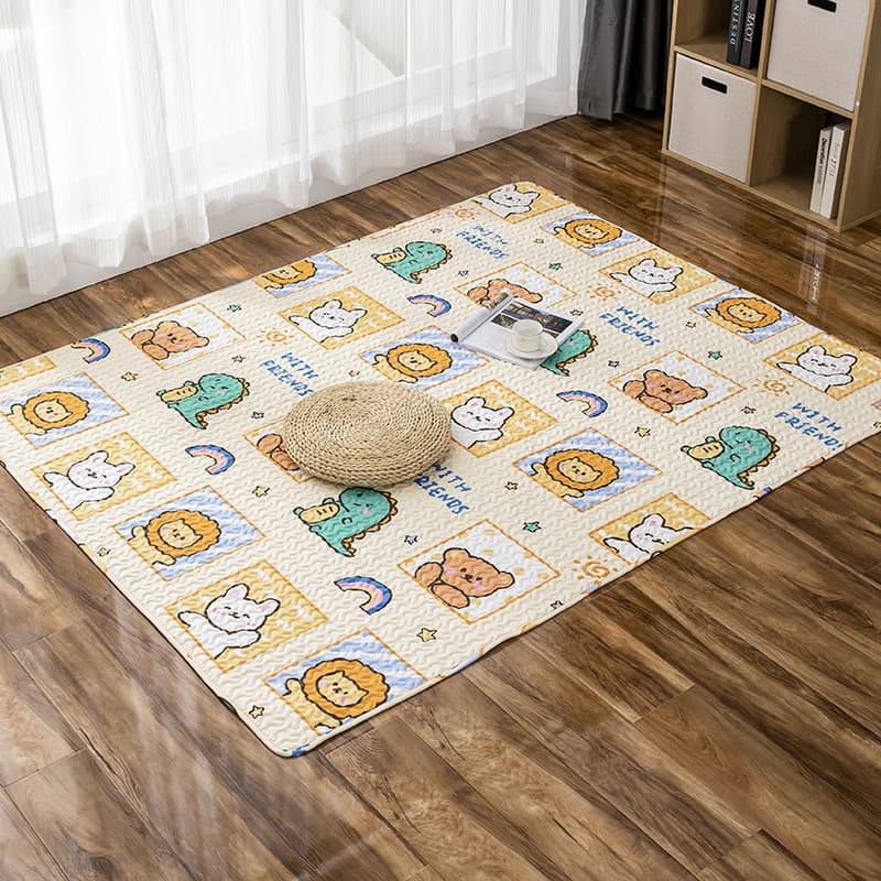 Tapete de chão para animais de estimação, tapete para dormir, gato, inverno, quente, canil, gaiola, placa de apoio, quat