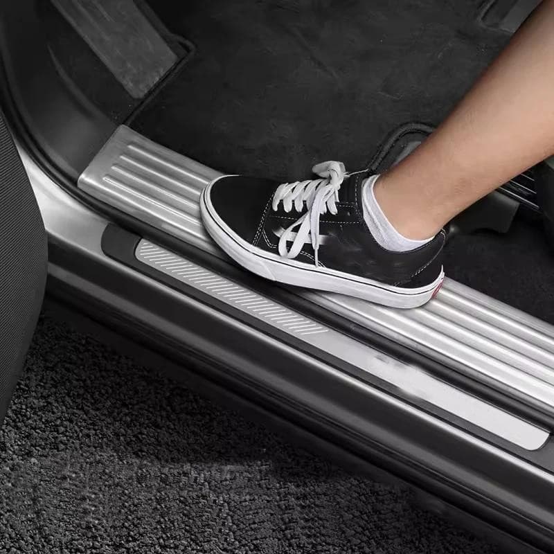 Para Infiniti QX60 2022-2024 Detalhes Interiores Barra De Soleira interior De Aço Inoxidável pedal De Boas-Vindas Peças