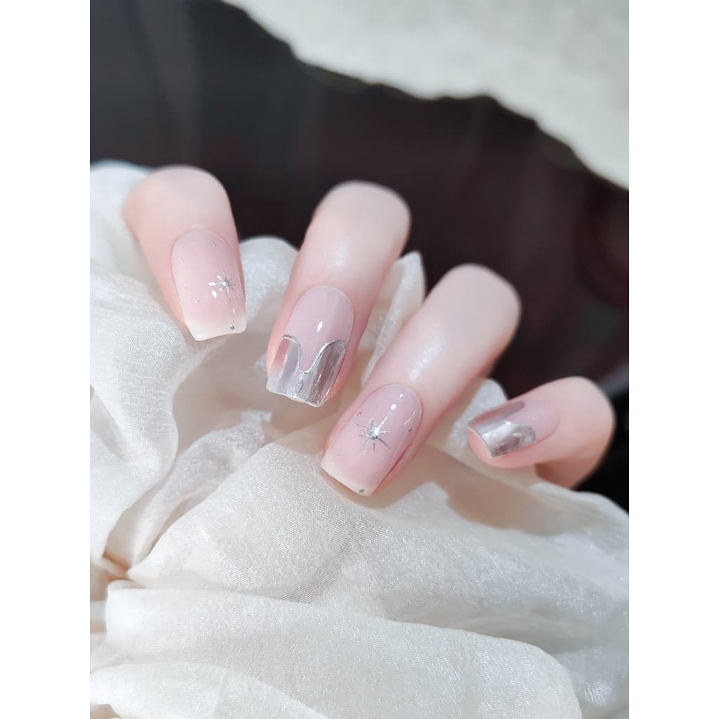 Mei Ga uv Adesivo de unha Segunda geração Tempo Espaço Gravidade Unha Polonês Cola Gel Meio Assado Manicure Adesivo Meta
