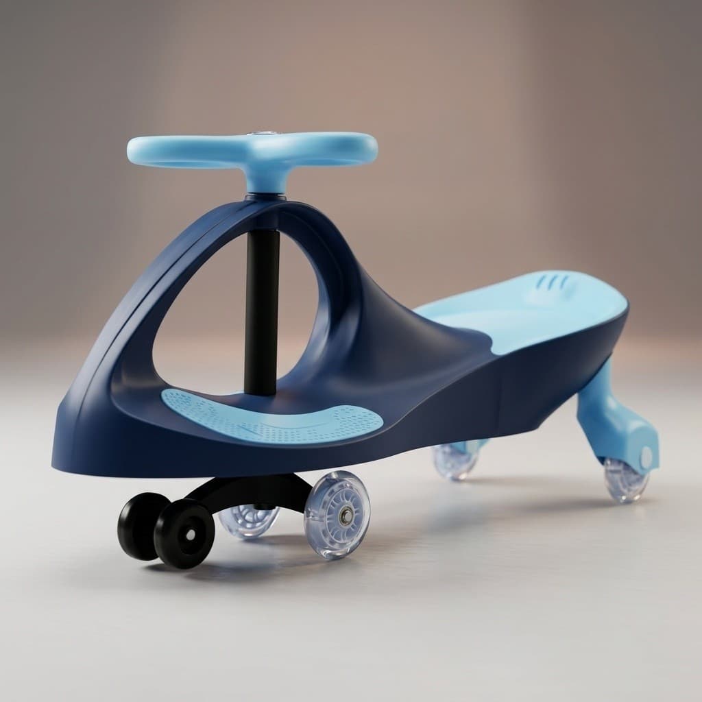 Carrinho Infantil Automotivo Brinquedo Infantil Veiculo Azul Kids Pilotagem Segura