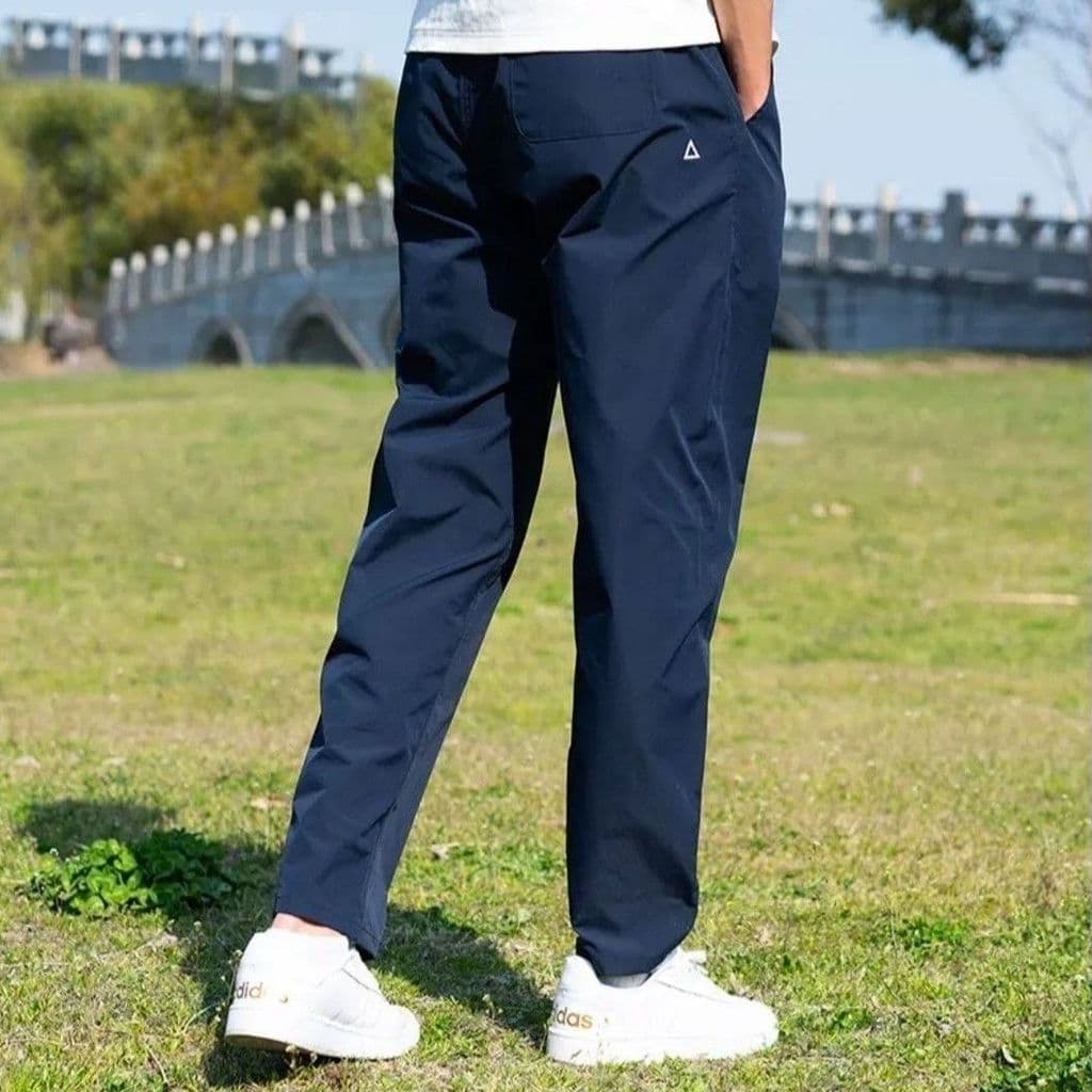 Macacão masculino calças casuais em linha reta All-Match juventude calças masculinas soltas calças masculinas coreanas v
