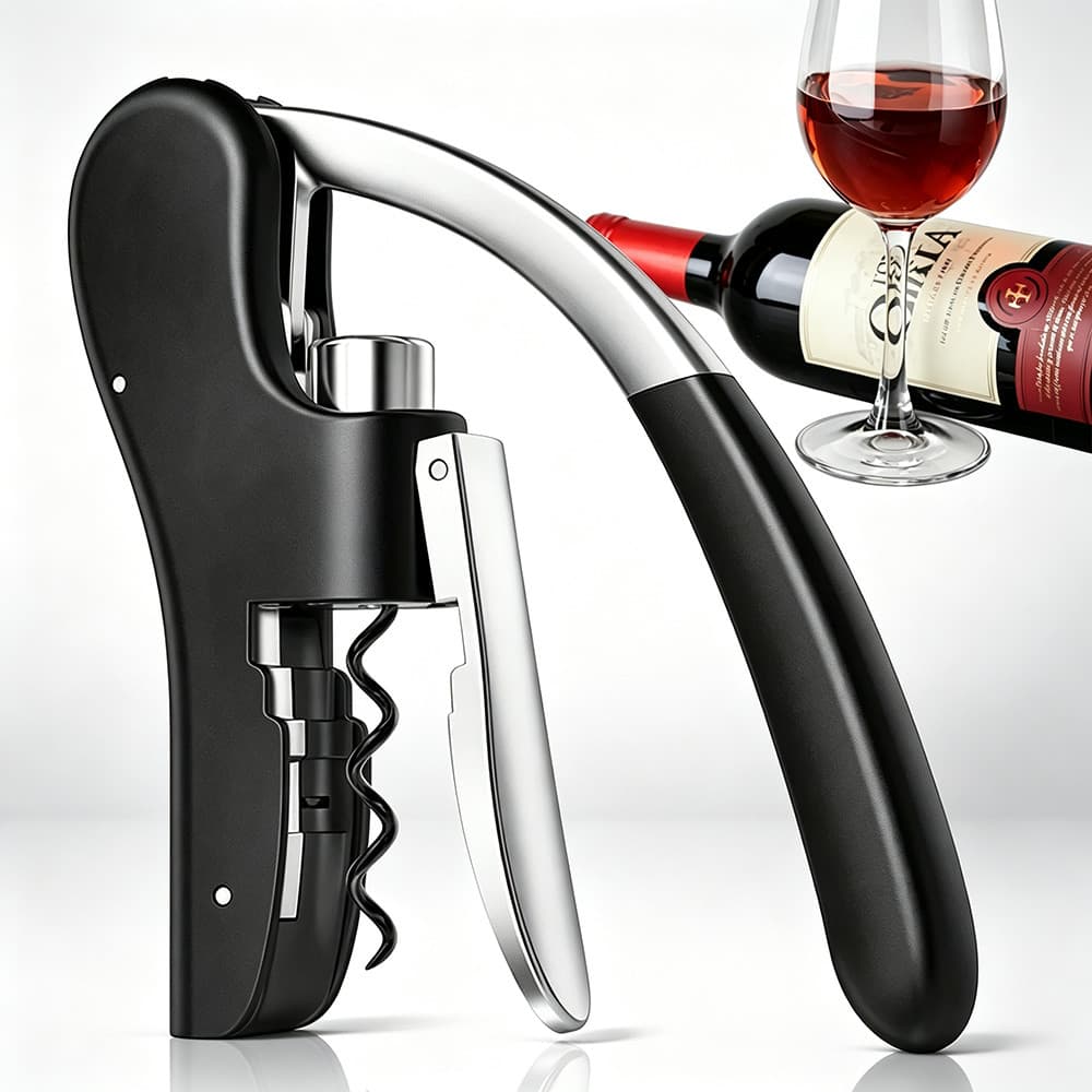 Abridor De Vinho Saca-rolhas Fácil E Prático Para Sua Casa