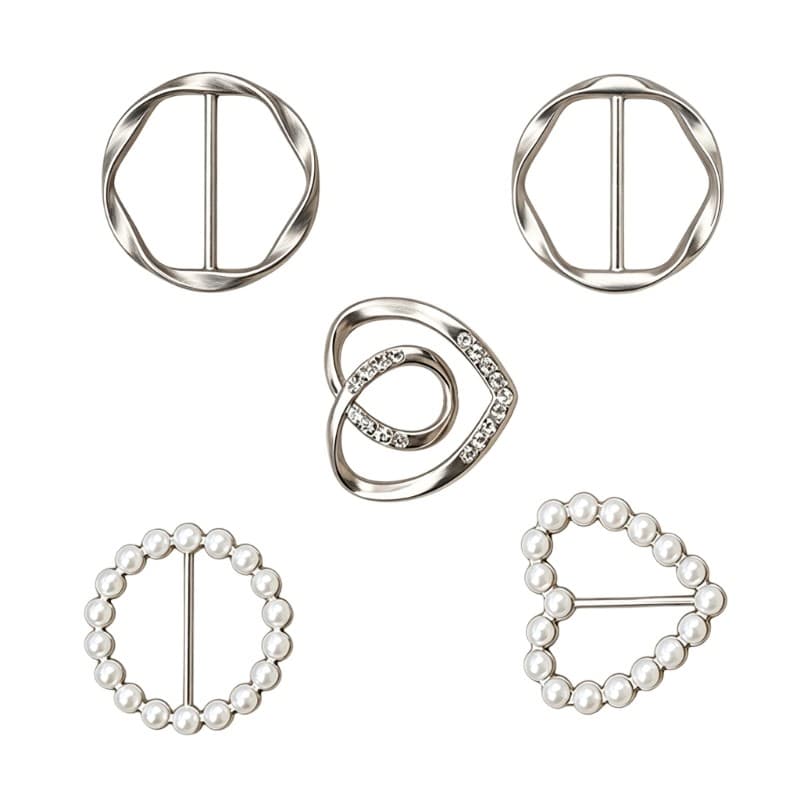 Nevʚ ɞ Acessório De Cintura Para Vestido Com Detalhes Mistos Definição Rápida De Roupas Clipe De Metal Decorativo Vestid