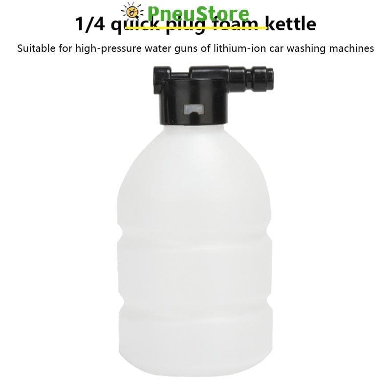 haostone 300ml Gerador De Lança De Espuma Para Lavagem De Carro Ajustável Pote De 1/4 Polegadas Máquina De Lavar Pressão