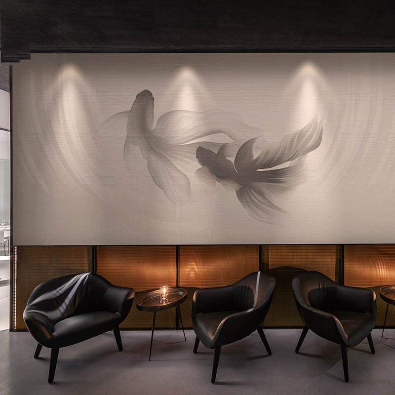 Nova luz chinesa luxo High-End ferramentas fundo papel de parede concepção artística elegante choco Hotel clube papel de