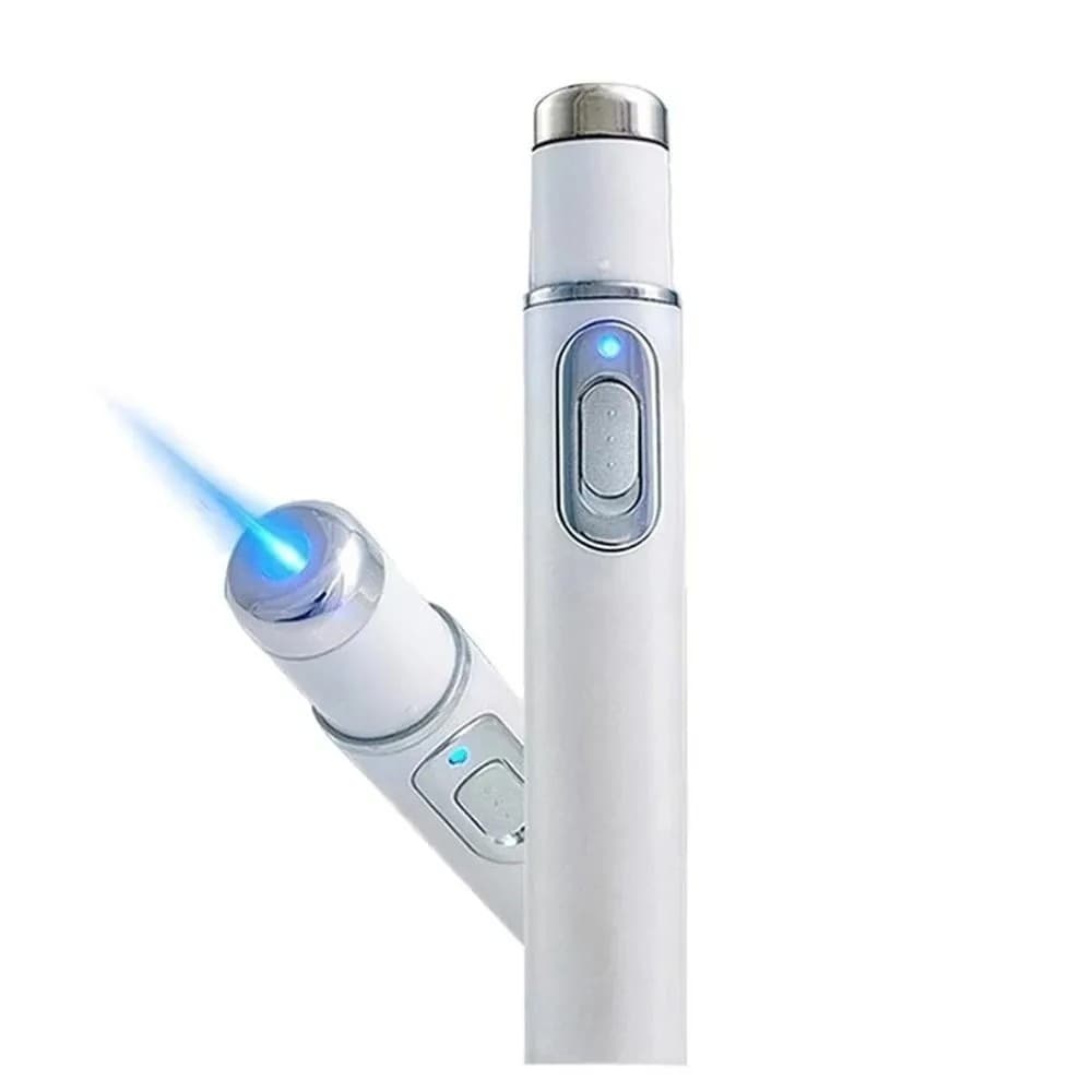 Novo instrumento de remoção de acne de alta qualidade luz azul caneta de remoção de acne reparação de marca de acne