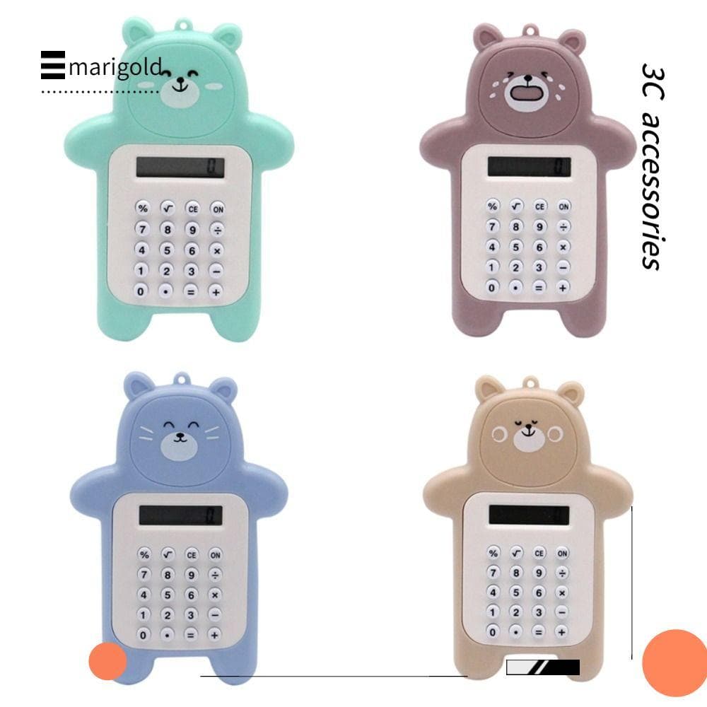 Calculadoras Científicas MARIGOLD , Mini Calculadora Em Formato De Urso ,