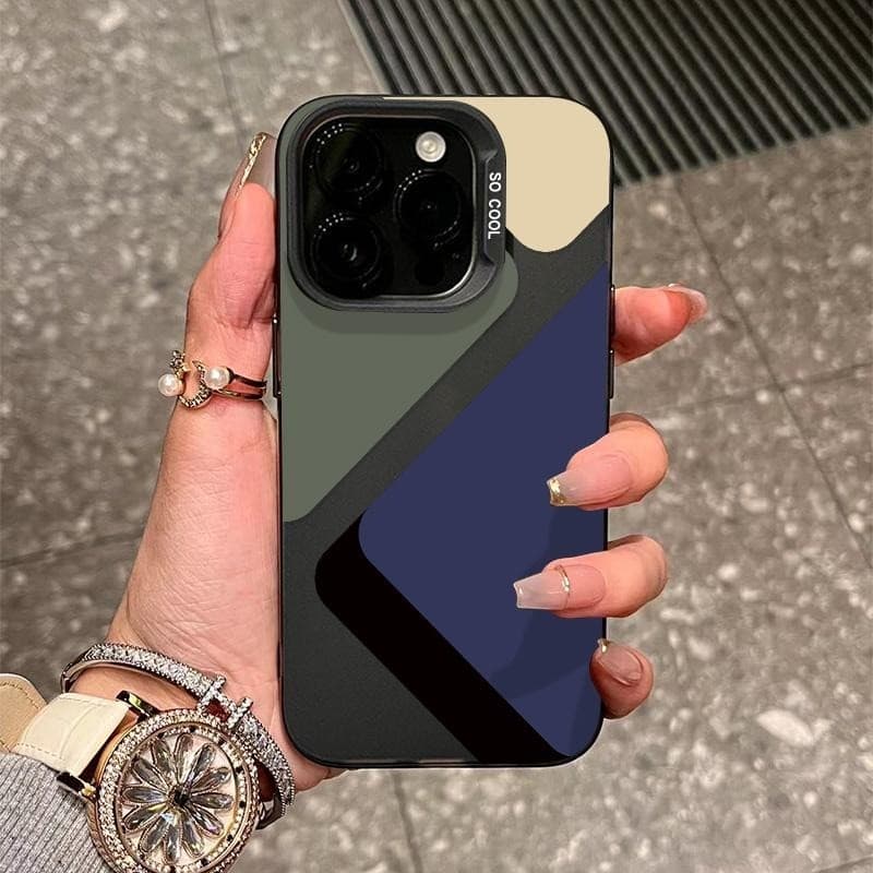 Padrão geométrico Capinha Capa Silicone Redmi Note 15 14 13 12 11 12C 13C A5 POCO X6 X5 X7 F6 Pro Fosca Anti-impacto