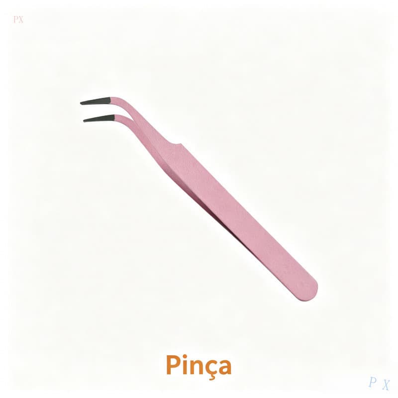 Pinça de ferro rosa (x) Acessórios para contas de fusão utilizam contas de 2,6 mm PX Fusion Beads
