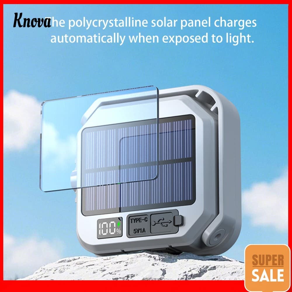 Lanternas De Barraca Movidas A Bateria Solar 3000mAh Para Caminhadas Essenciais De Acampamento