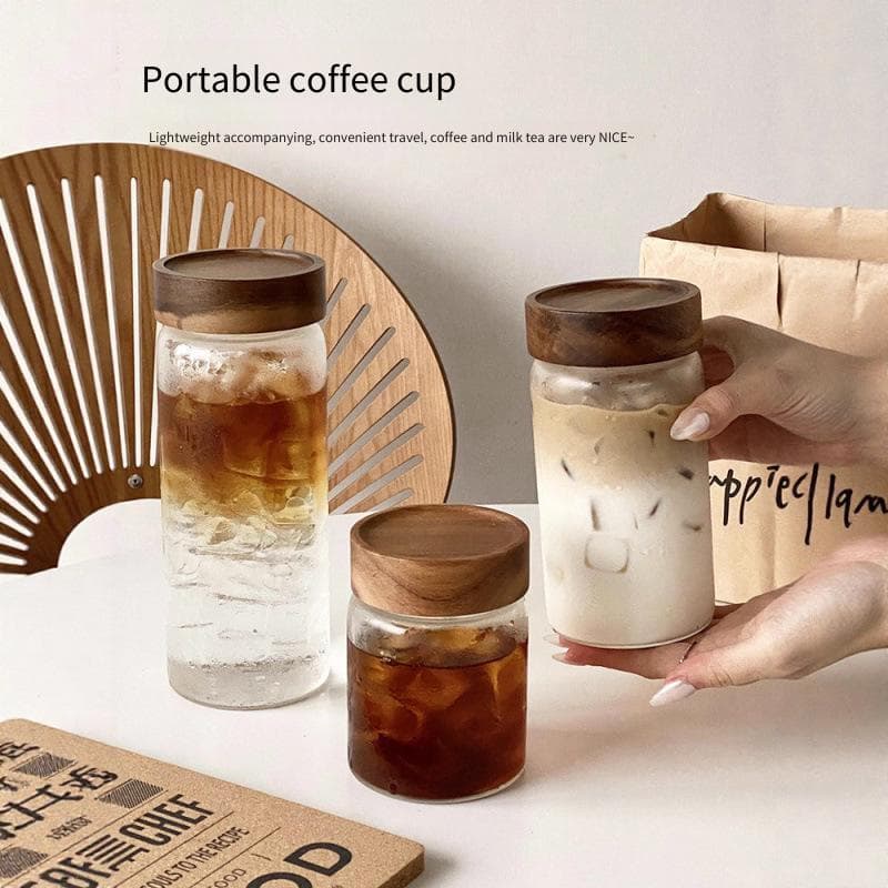 Copo De Vidro Com Alto Teor De Borosilicato , Caneca De Café De Alta Aparência Para Mulheres , Portátil , Viagem , Resis