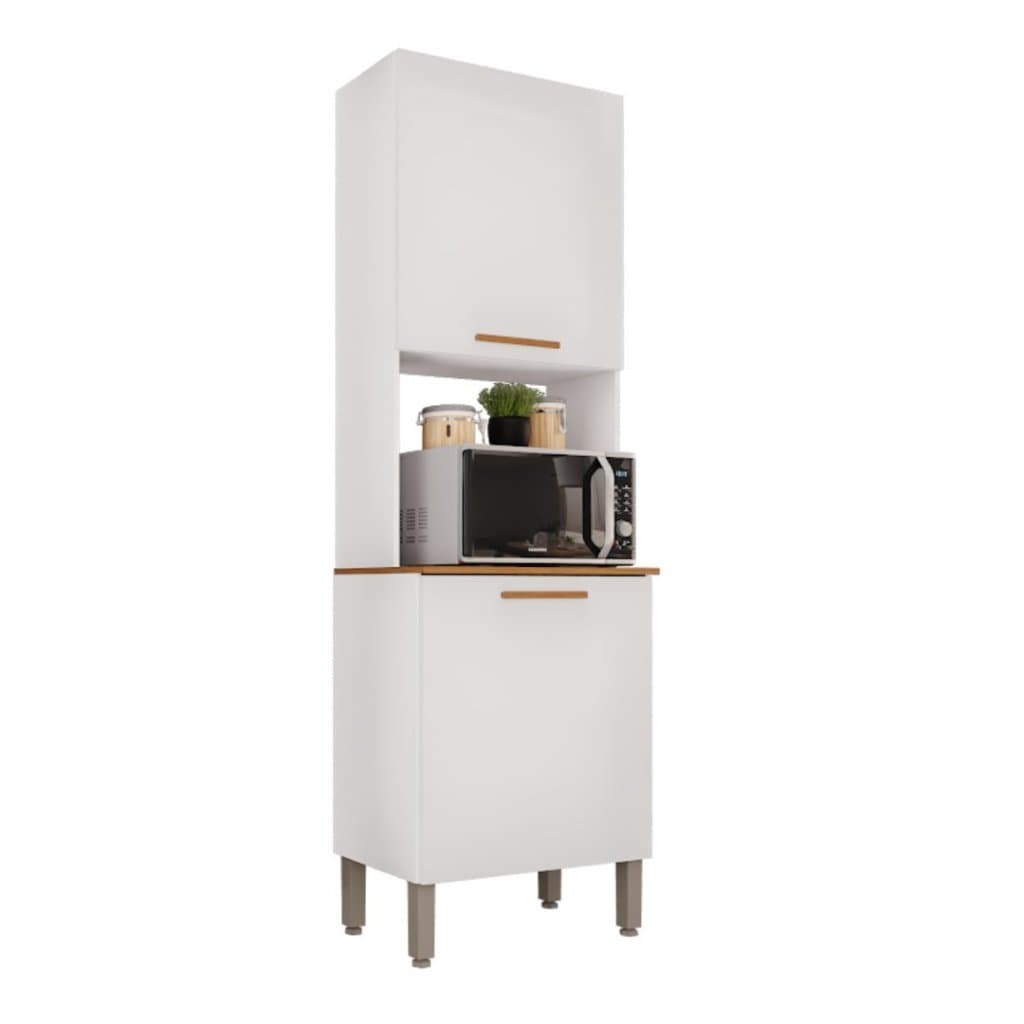 Paneleiro Alto Torre Quente Salleto New Valencia 2 Portas Cozinha MDP