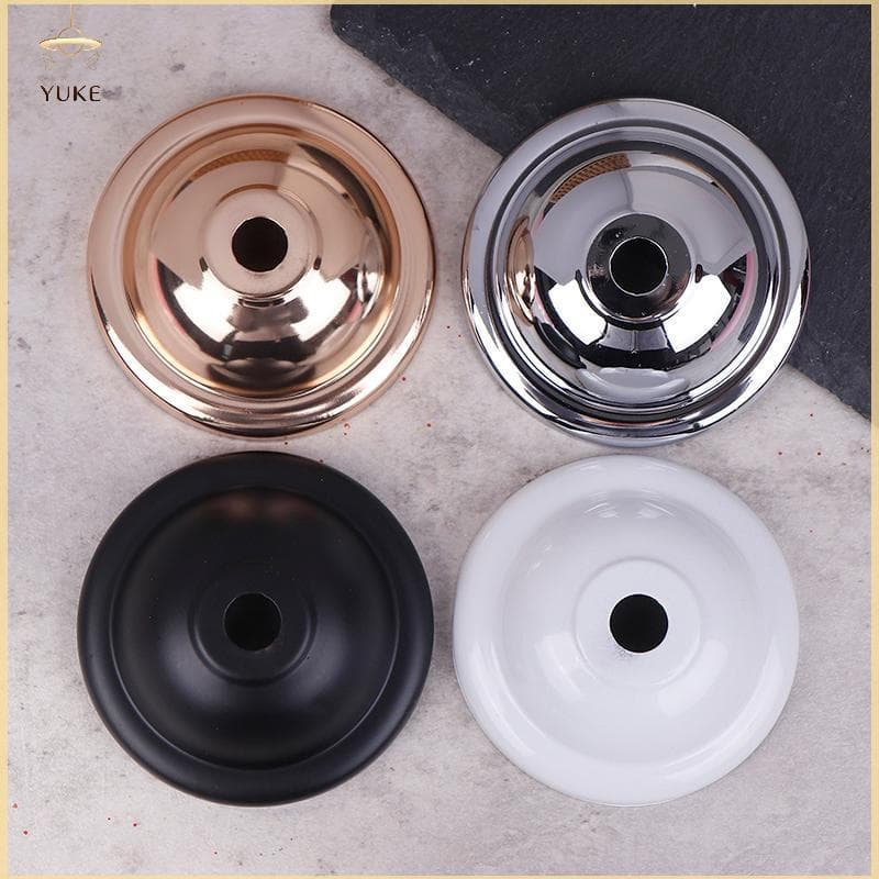 YUKE Capa De Teto Pequena , 5 Peças , Convexa , Faça Você Mesmo , Buraco Médio , 10mm , Lâmpada Parede , Luminária Pende