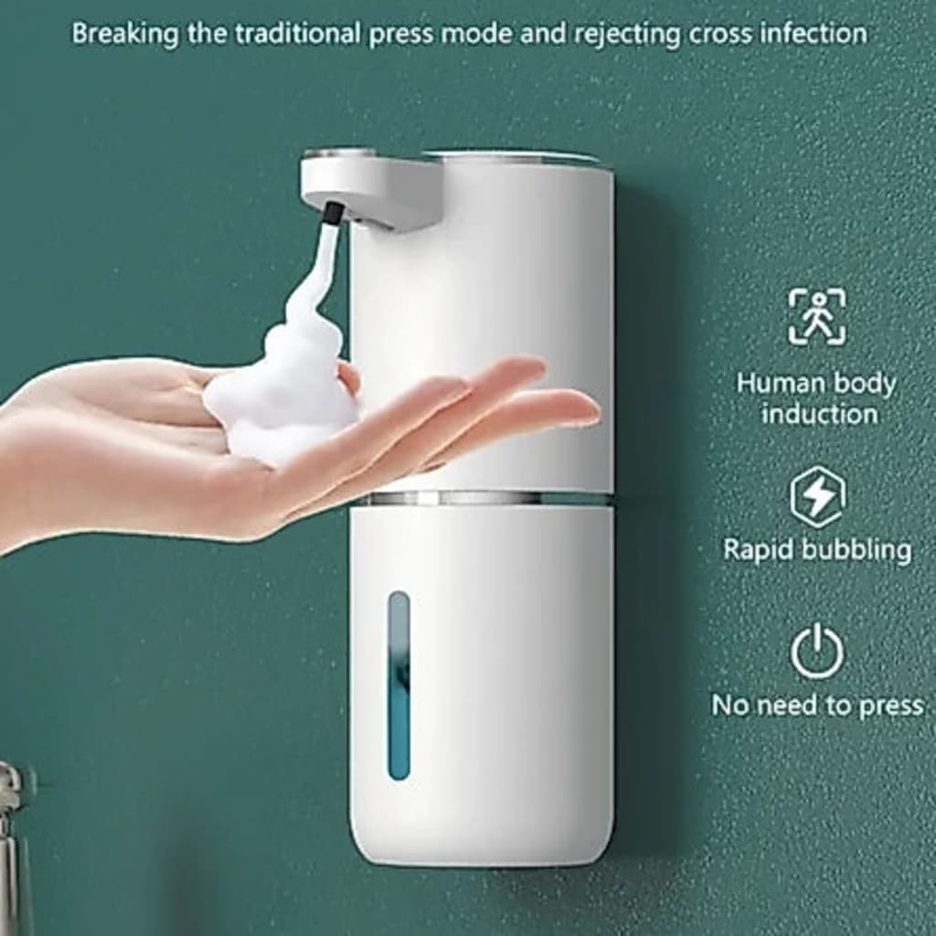 Saboneteira Dispenser Automático Sensor Infravermelho Para Sabonete Líquido Detergente Espuma-P18