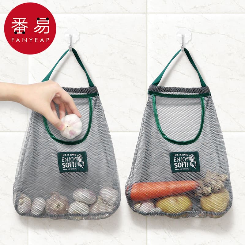 Saco de armazenamento de armazenamento/cozinha A1pn001-frutas vegetais armazenamento cozinha multifuncional Net bolso pe